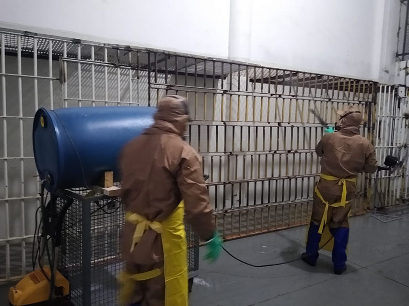 Detentos do presídio de Paraguaçu recebem cuidados para prevenção à Covid-19