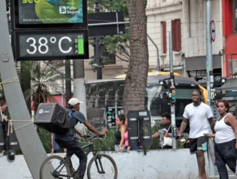 Inmet faz alerta para onda de calor em oito estados do país