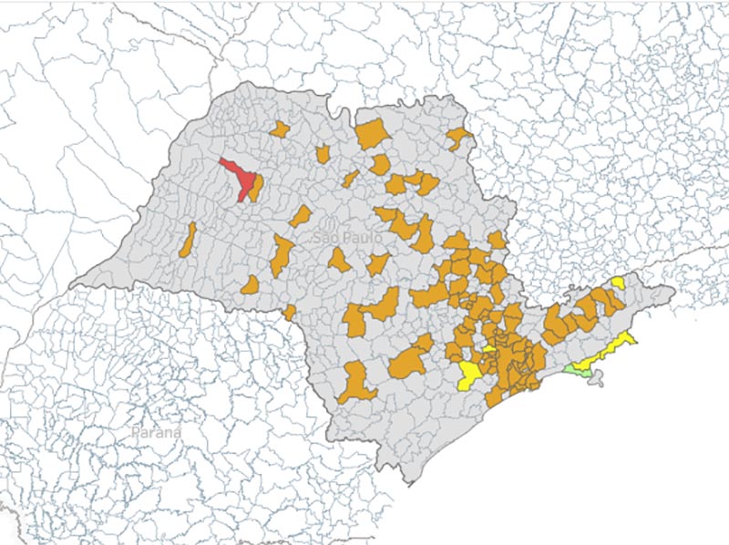 Isolamento social fica abaixo da média estadual em cidades da região