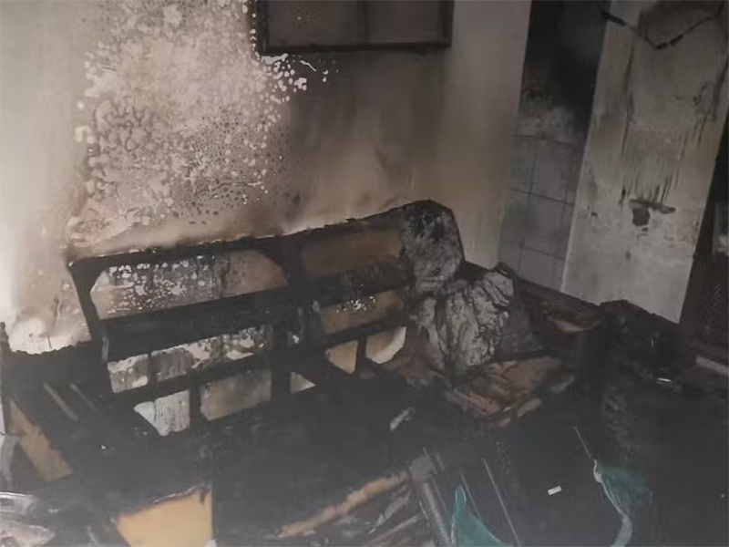 Jovem de 21 anos é preso após atear fogo em residência de idosa, em Presidente Prudente