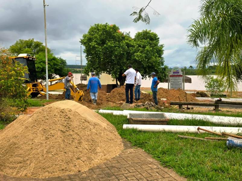 Prefeitura inicia revitalização da prainha do balneário de Paraguaçu Paulista