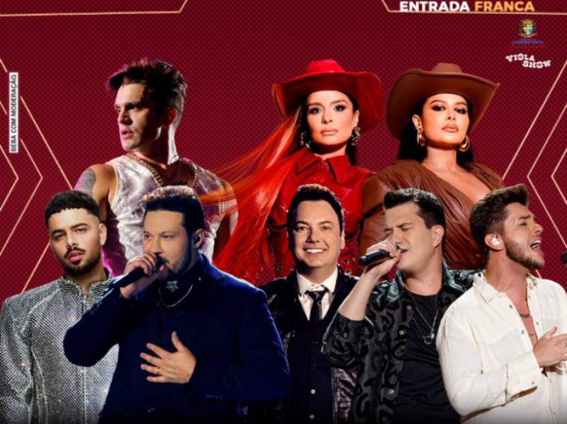 Gigante Vermelho 2025, em Cândido Mota, começa quinta-feira com show de Luan Santana
