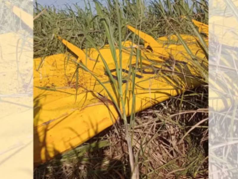 Avião agrícola cai em área rural e mata piloto no interior de SP