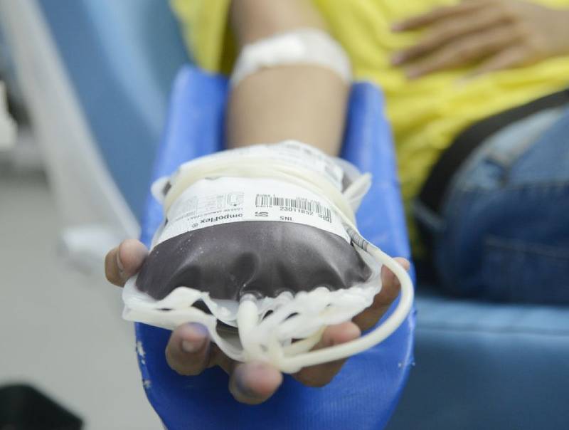 Portaria libera doação de sangue de pessoas com mais de 70 anos