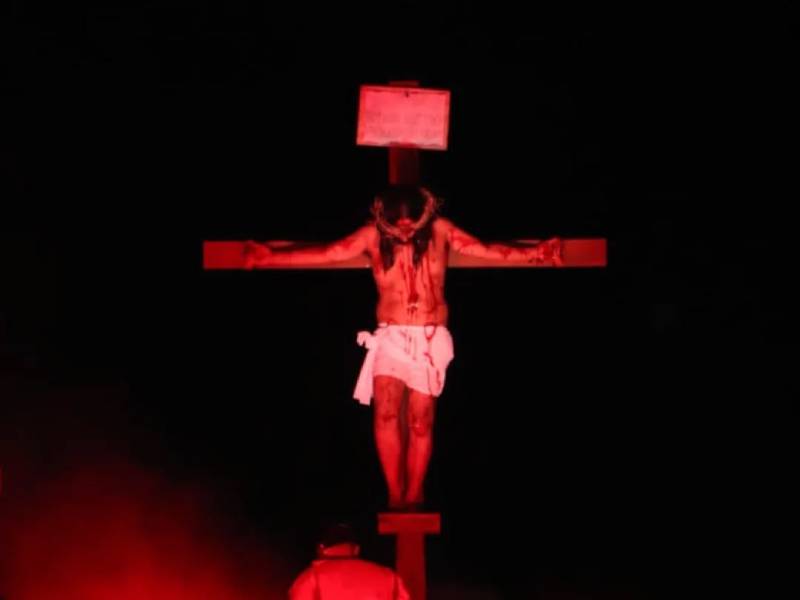Encenação da Paixão de Cristo acontece na próxima sexta-feira, dia 3, no Centro de Convergência