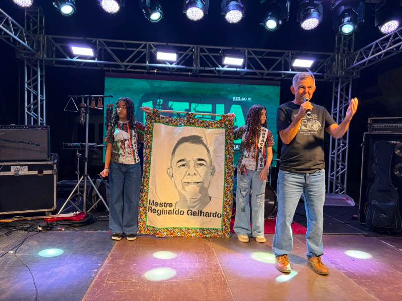 Mestre Reginaldo Galhardo é homenageado na 1ª Teia Regional de Cultura Viva em Assis