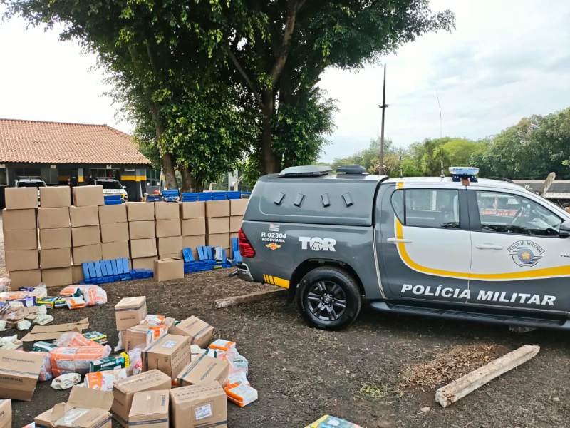 Prejuízo Milionário: TOR apreende 1,4 tonelada de maconha escondida em carga de fraldas em Assis
