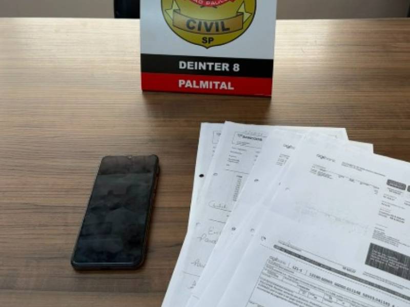 Polícia Civil cumpre mandado de busca em investigação de fraude bancária contra idosa em Palmital