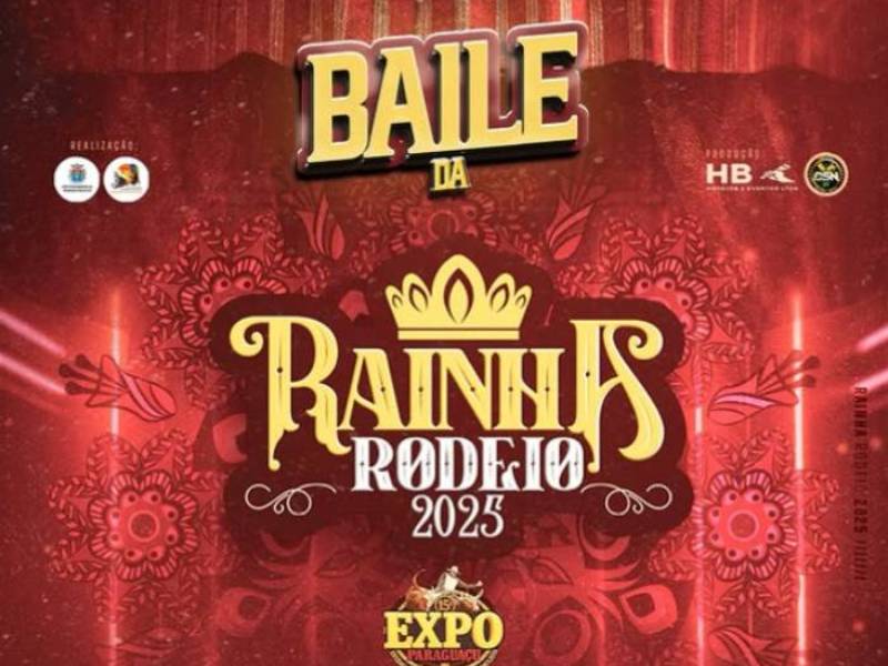 Baile para escolha da Rainha da Expo será no dia 6 de setembro