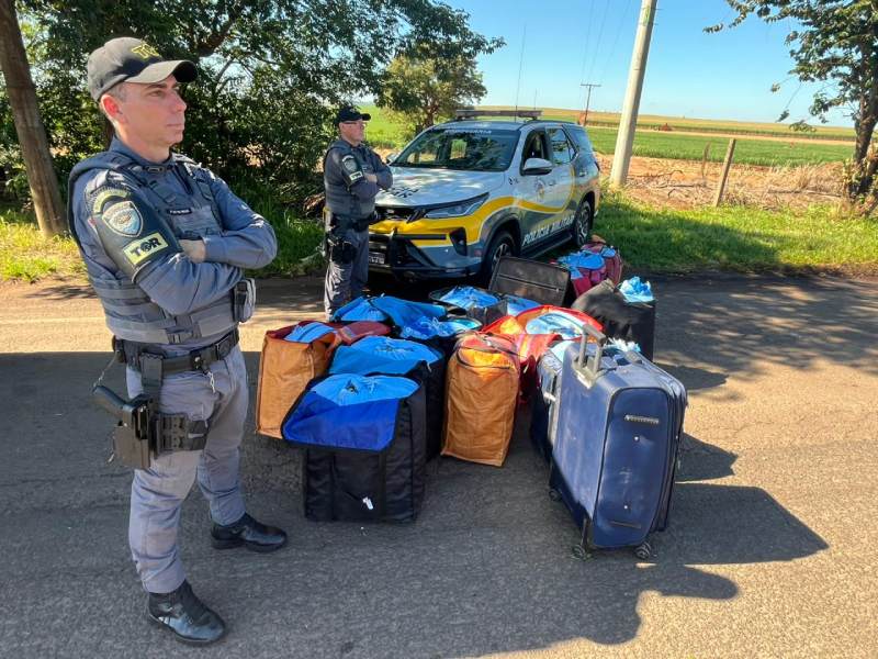 Polícia Rodoviária prende traficantes com mais de 350 kg de folhas de coca em Ourinhos