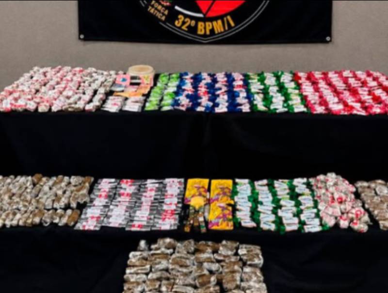 Jovem é preso com mais de 600 porções de maconha e 146 porções de ice em Assis