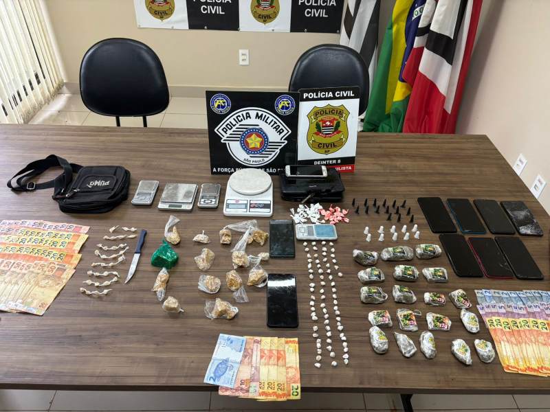 Polícia Civil deflagra operação em combate ao tráfico de drogas em Paraguaçu Paulista