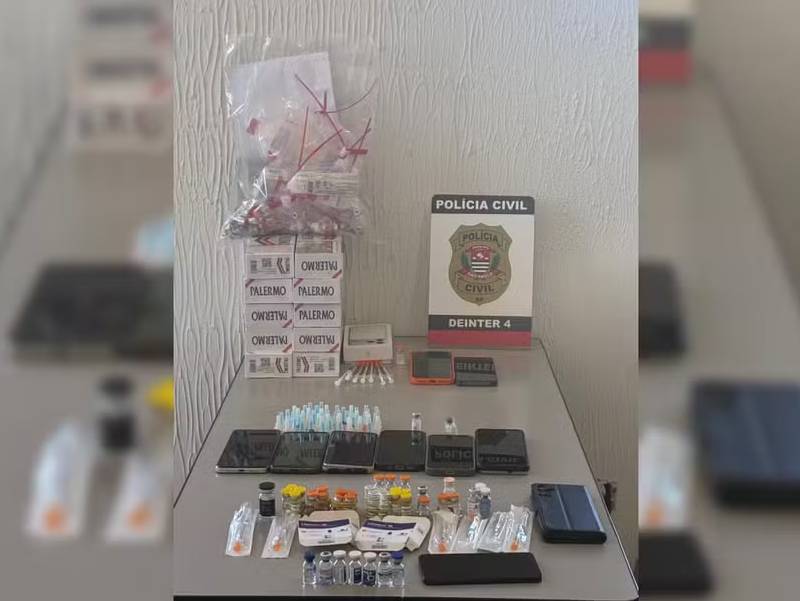 Cinco pessoas são presas por venda ilegal de canetas emagrecedoras e medicamentos em Promissão