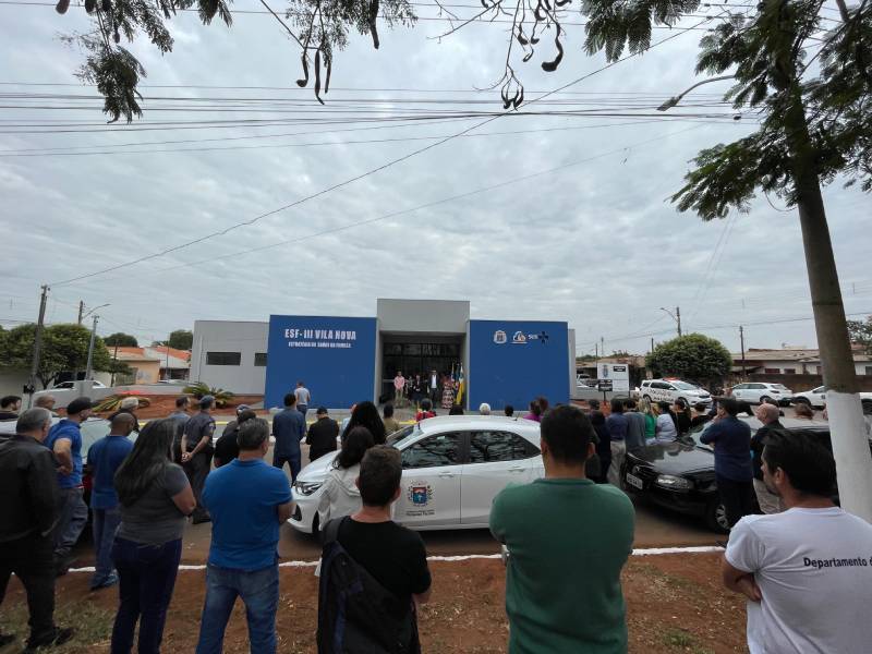 Prefeitura inaugura nova sede da Unidade de Saúde Vila Nova III
