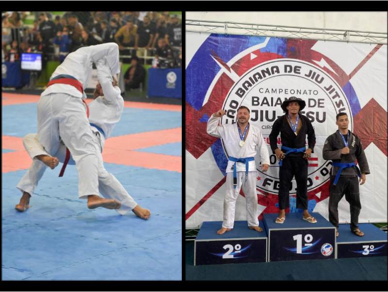 Chef paraguaçuense conquista vice-campeonato baiano de jiu-jitsu após preparação intensa