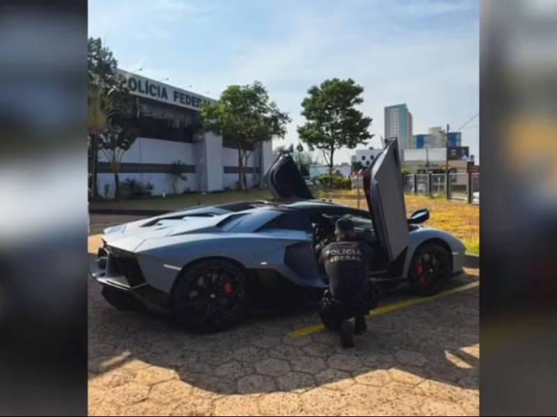 PF faz operação contra lavagem de dinheiro no interior de SP Lamborghini de 8 milhões é apreendida