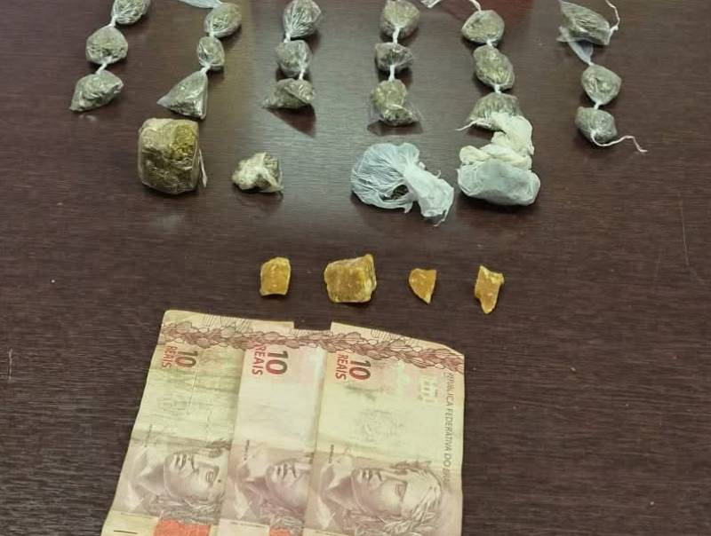 Adolescente é preso por tráfico de drogas em Tarumã