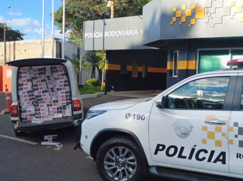 Homem é preso em Iacri transportando 24 mil maços de cigarros do Paraguai sem nota fiscal