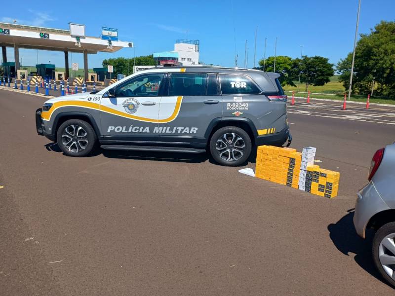 Dupla é flagrada com cerca de R$110 mil em celulares e relógios sem nota fiscal em rodovia da região