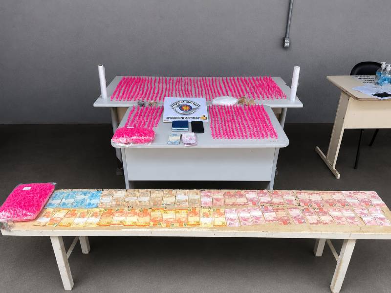Homem é preso por tráfico de drogas em Palmital