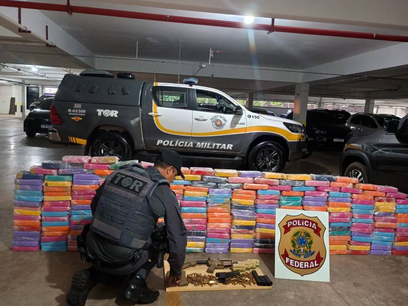 Polícia Rodoviária apreende carga de cocaína avaliada em mais de R$ 5 milhões
