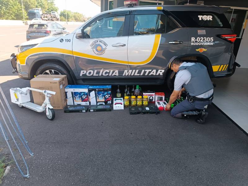 Polícia Rodoviária prende indivíduos por descaminho em rodovia de Marília