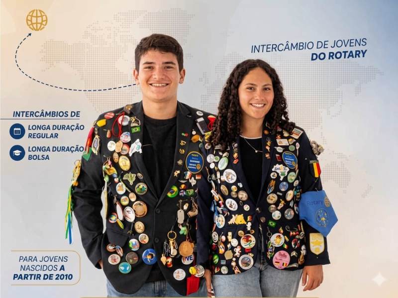 Intercâmbio de jovens do Rotary abre portas para experiência internacional