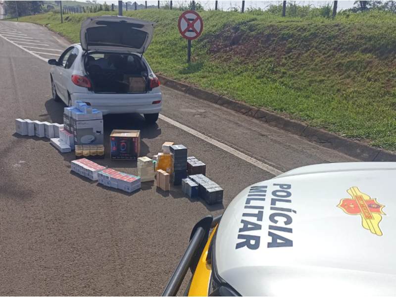 TOR prende duas pessoas pelo crime de descaminho e apreende produtos em Santa Cruz do Rio Pardo
