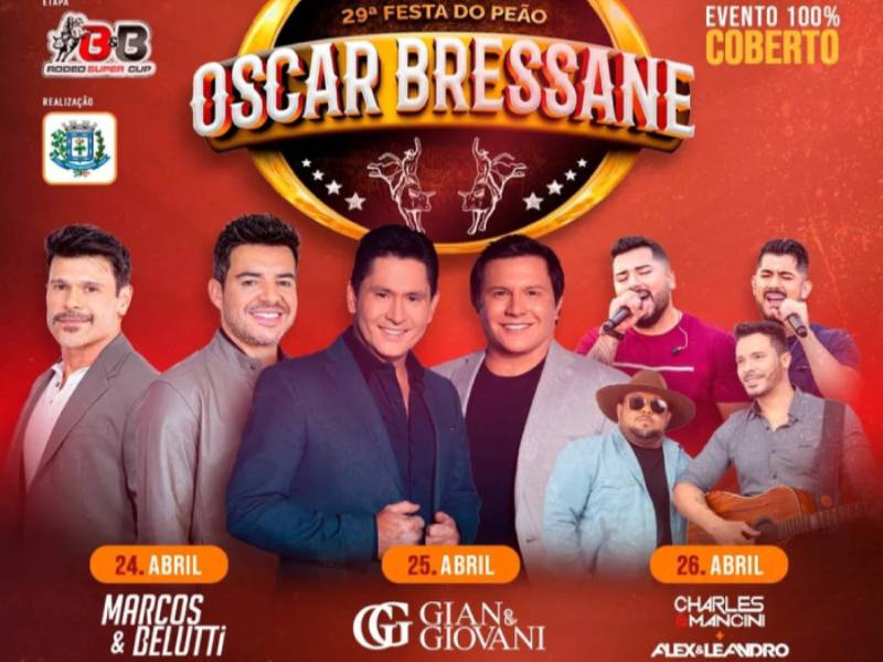 Começa hoje a 29ª Festa do Peão de Oscar Bressane