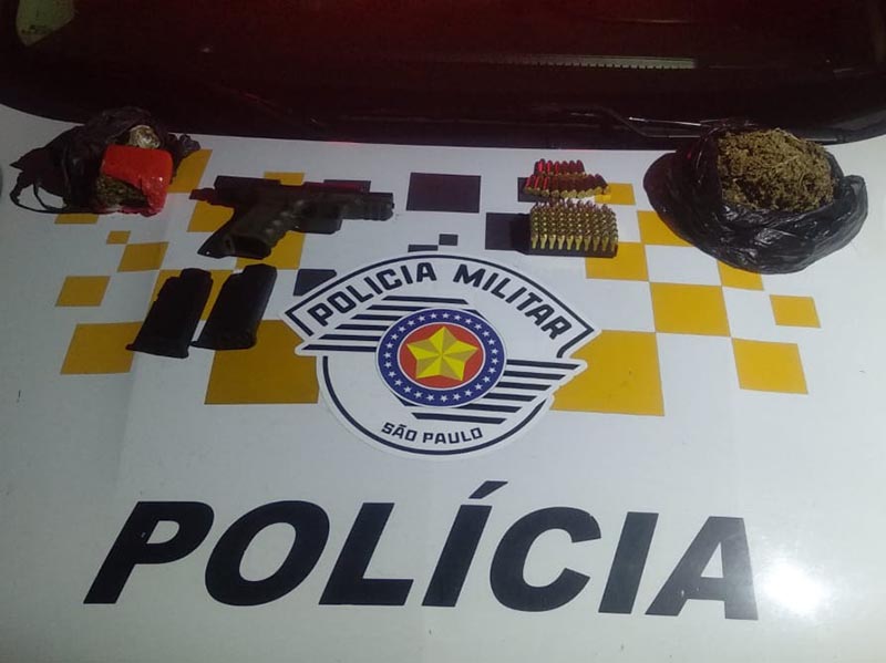 Polícia Rodoviária prende indivíduo com pistola israelense em Palmital