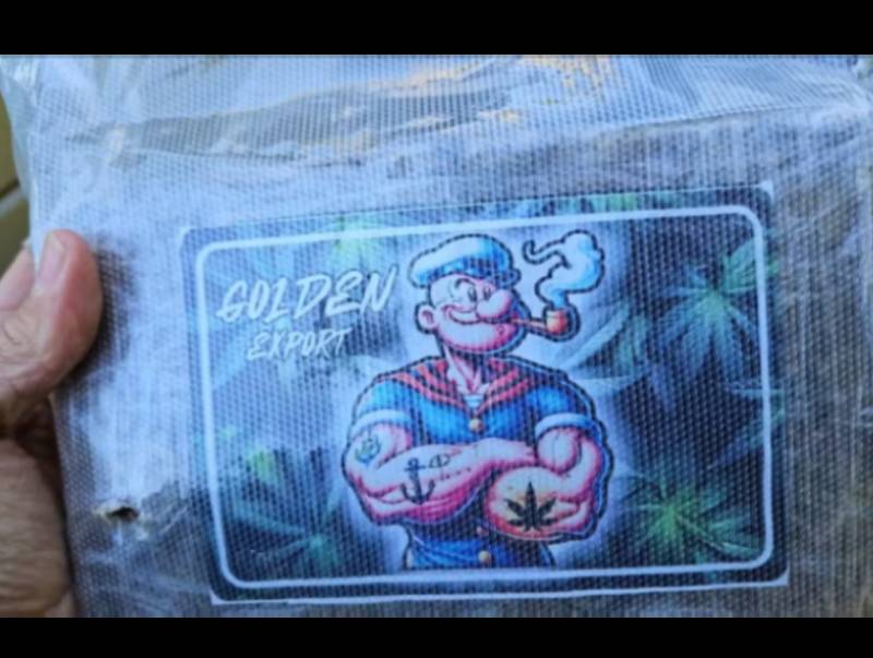 Polícia apreende maconha com estampa do Popeye escondida em carro em rodovia de Ourinhos