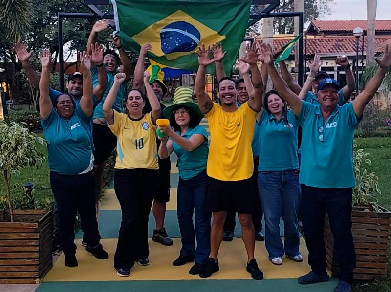 Associação dos Funcionários da Cocal terá transmissão dos jogos do Brasil na Copa do Mundo