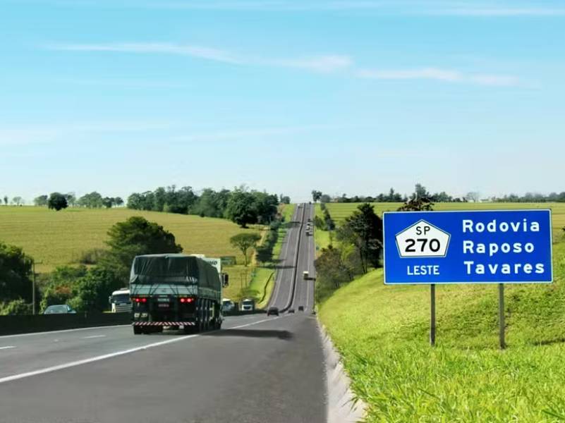 Raposo Tavares terá pedágios entre Itapetininga e Ourinhos