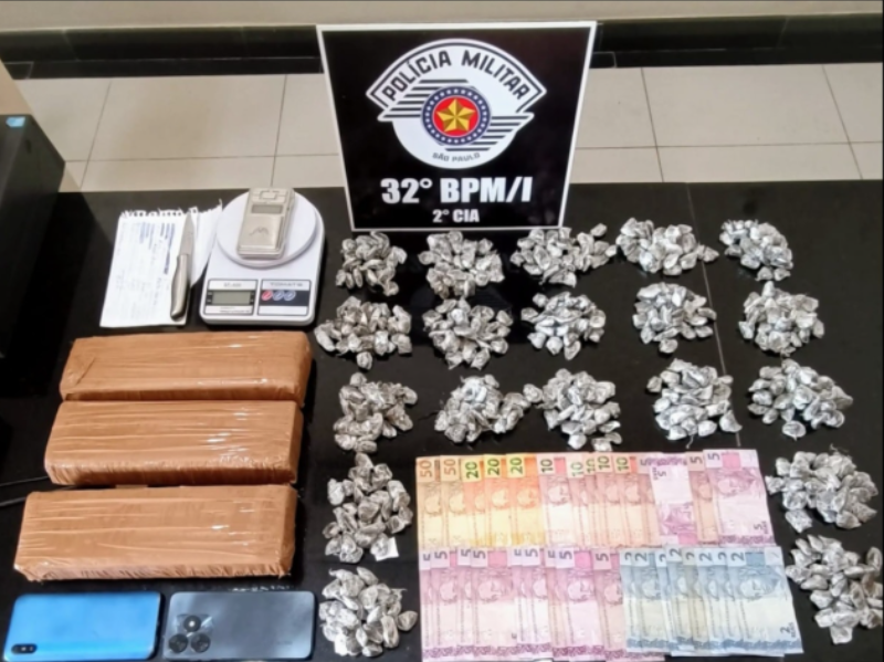 Adolescente é apreendido com mais de 4 kg de maconha em Paraguaçu Paulista