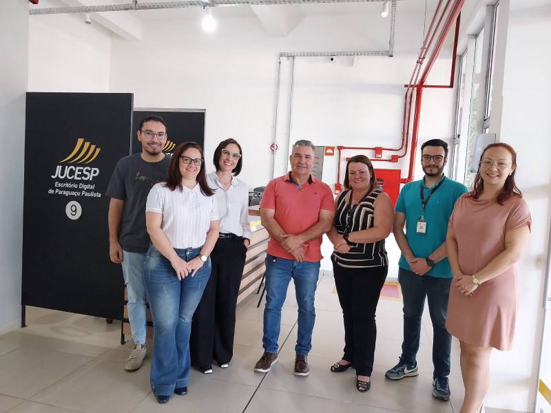 Equipe de acompanhamento de convênios realiza visita técnica na Jucesp de Paraguaçu Paulista