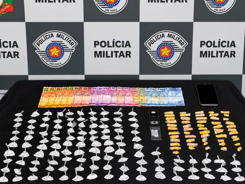 Polícia Militar prende homem por tráfico de drogas em Assis