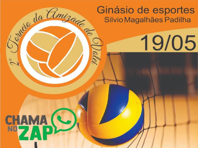 2º Torneio da Amizade de Vôlei acontece no domingo, dia 19, em Paraguaçu Paulista