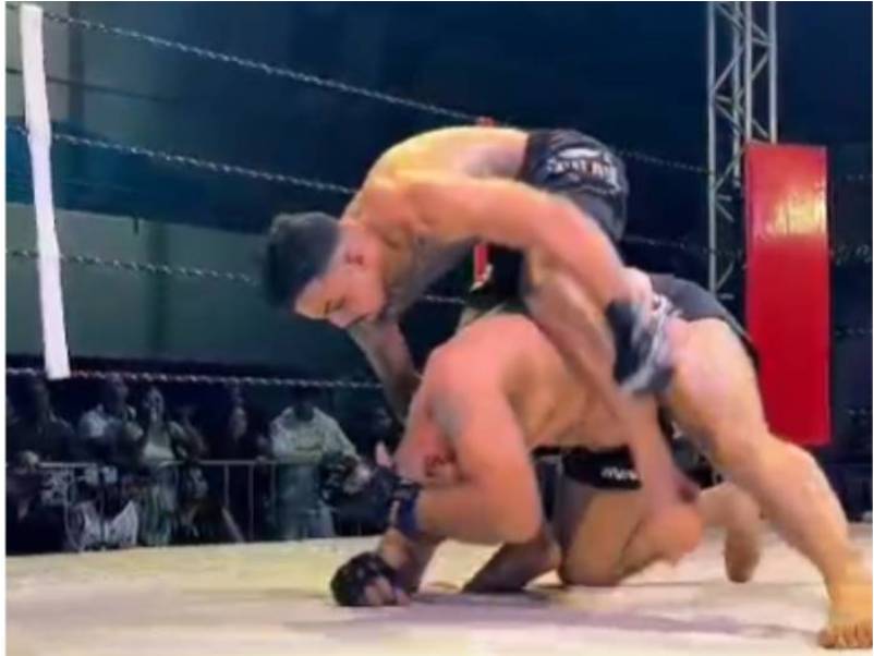 Atleta Diego Alves, da equipe Team Cowboy, faz sua estreia no MMA e emociona com vitória eletrizante