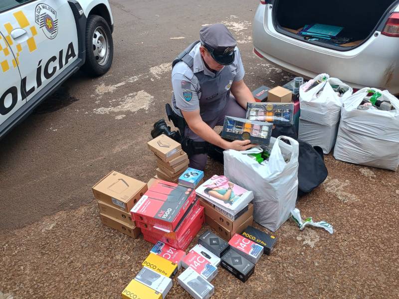 Polícia Rodoviária prende criminosos por descaminho em rodovia de Palmital
