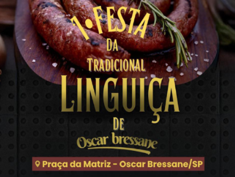 1ª Festa da Tradicional Linguiça de Bressane será realizada no fim de semana