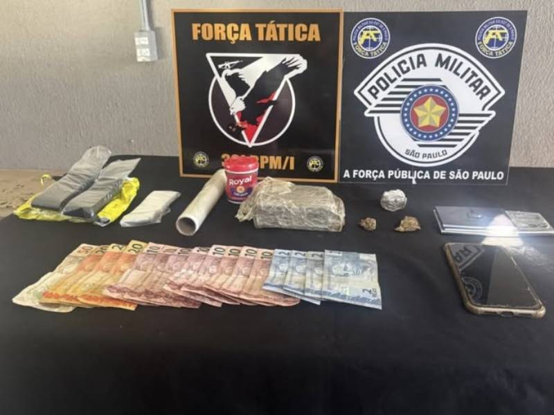 Jovem de 22 anos é preso por tráfico de drogas em Assis