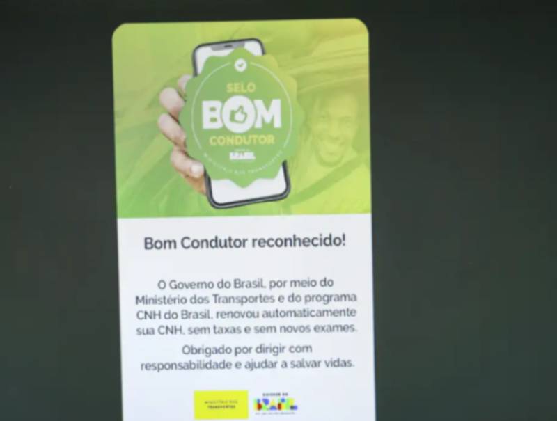 Renovação automática de CNH beneficia 300 mil na primeira semana