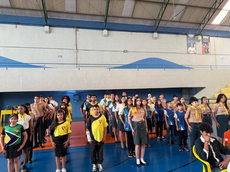 Clubes de Desbravadores de Paraguaçu e região celebram o Dia dos Desbravadores no Ginásio Padilha