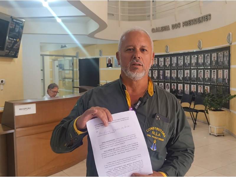 Engenheiro protocola pedido de investigação na Câmara sobre obras do Posto de Saúde do Linna Leuzzi