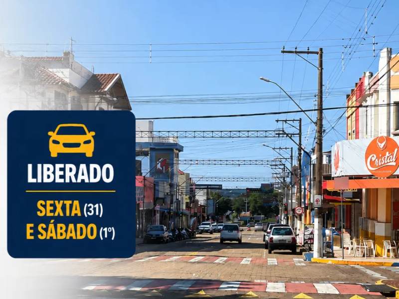Estacionamento rotativo será suspenso na sexta e no sábado para realização de feirão de veículos