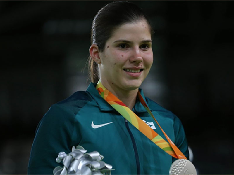 Campeã mundial paralímpica de Judô Alana Maldonado estará em Paraguaçu para aulas gratuitas