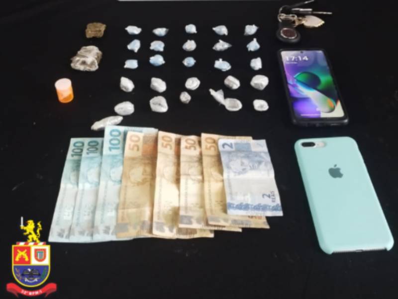 Dupla é presa com drogas após tentar fugir da polícia em Assis