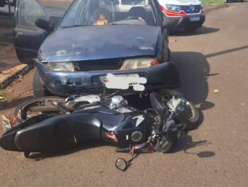 Motorista sem CNH é preso após bater em motociclista e fugir em Jaú