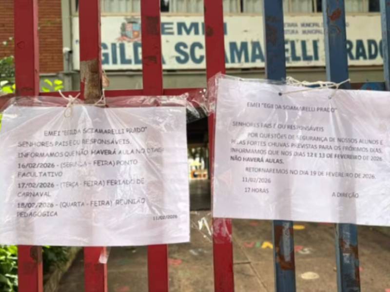 Risco de rompimento de barragem suspende aulas em cinco escolas em Lins