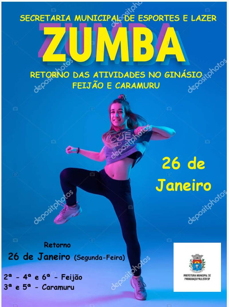 Zumba e Ritmos retornam às atividades em Paraguaçu Paulista